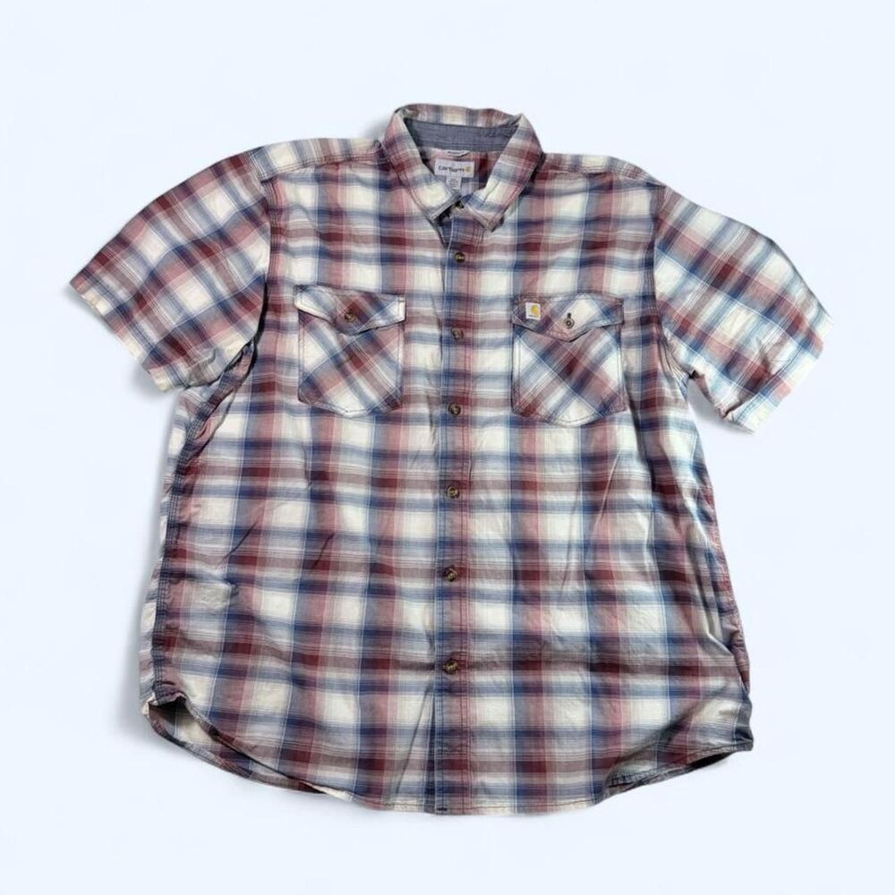 Carhartt Men's Button Up Plaid Shirt
